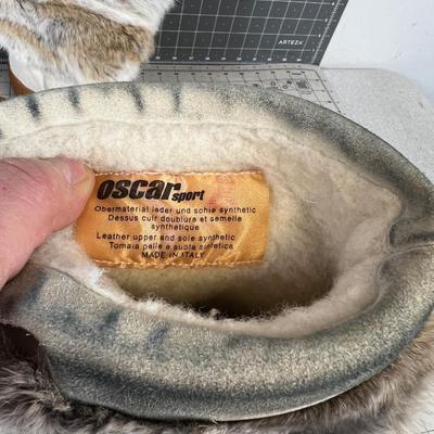 Vintage OSCAR Fur Boots, Rabbit, Seal 