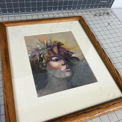 Pastel on Paper Signed "Rauson" ? 