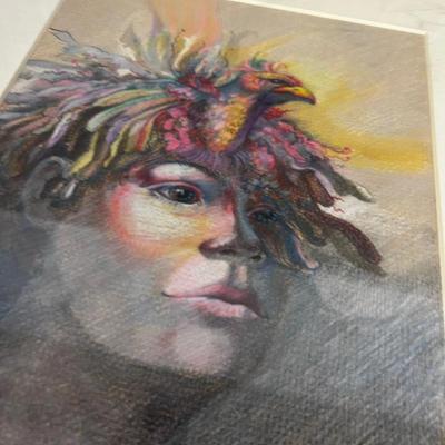 Pastel on Paper Signed "Rauson" ? 