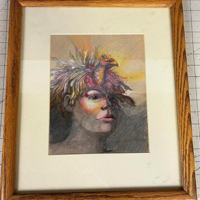 Pastel on Paper Signed "Rauson" ? 