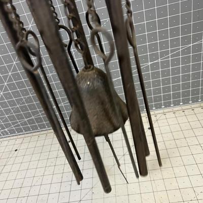 Vintage Iron Wind Chime 24" length
