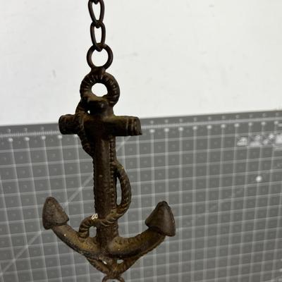 Vintage Iron Wind Chime 24" length