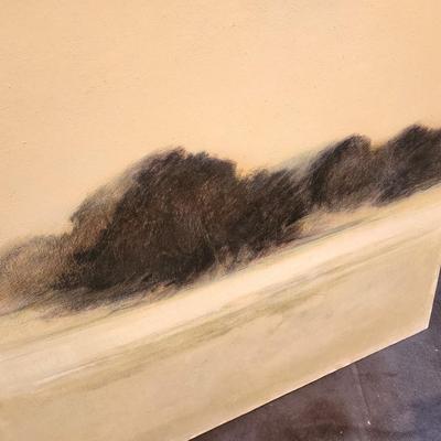 Lot #112  Large Oil on Canvas "Sirocco" by James Nathan Fisher - dated 1966