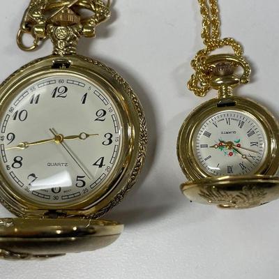 Pocket watch and watch necklace