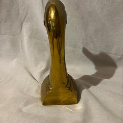 Brass Duck Head Bookends (BS-MK)