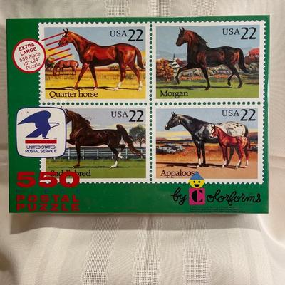 Collectors USPS Horse Puzzle 1989