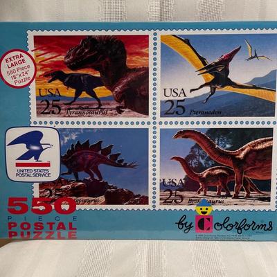 Collectors USPS Dinosaur Stamp Puzzle #1