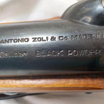 Antonio Zoli black powder, 58 cal. made in Italy, Haddom Ct. repro of +Zouave