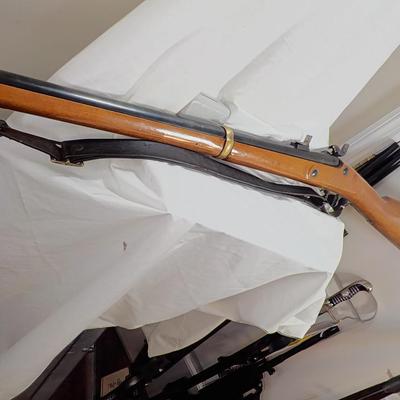 Antonio Zoli black powder, 58 cal. made in Italy, Haddom Ct. repro of +Zouave"est. $250 to $600.