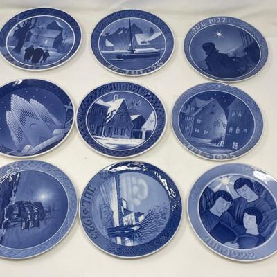 Set of 10 Royal Copenhagen Plates #1