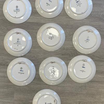 Set of 10 Royal Copenhagen Plates #3