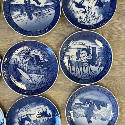 Set of 10 Royal Copenhagen Plates #3