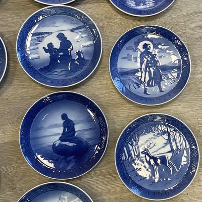 Set of 10 Royal Copenhagen Plates #7