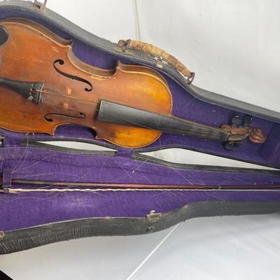 19th Century German violin with Trade mark Bow/ Case