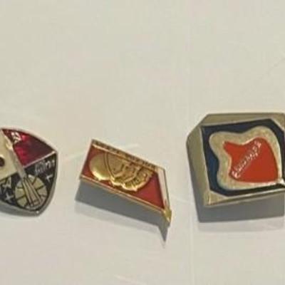10 Soviet USSR Russian space Astronautics pins