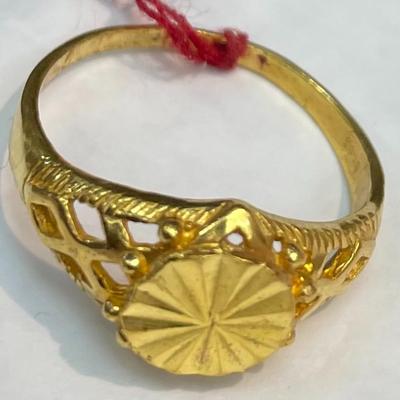24 karat Gold ring / Size 6.5