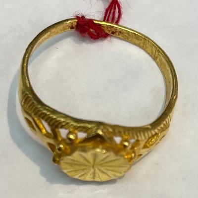 24 karat Gold ring / Size 6.5