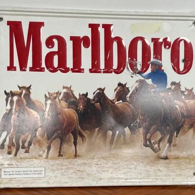 Large Advertising Marlboro man / Philip Morris  sign
