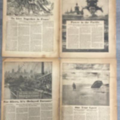 WW2 Collection Of The Stars And Stripes Magazines/ 4 Newspapers