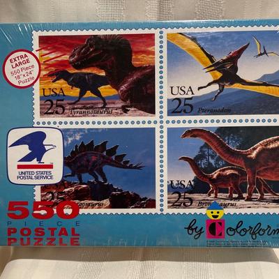Collectors, USPS dinosaur stamp puzzle #2