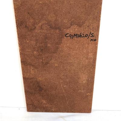 Lot #114  Acrylic on Board original Painting - Listed Artist Basil Roughsey, 1990