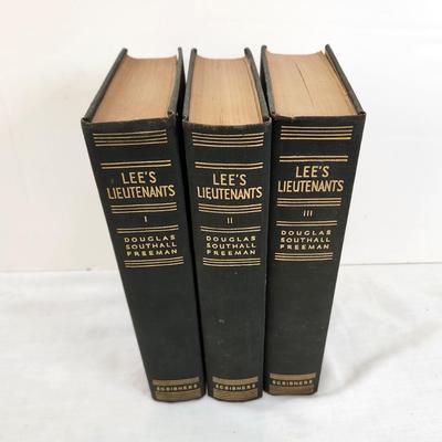 Lot #116  3 Volume Set - Lee's Lieutenants, 1946 Edition