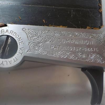 " Companion single shot SKEET 12 ga. Magnum shot gun, made in Italy.  Est.. $175 to $250.