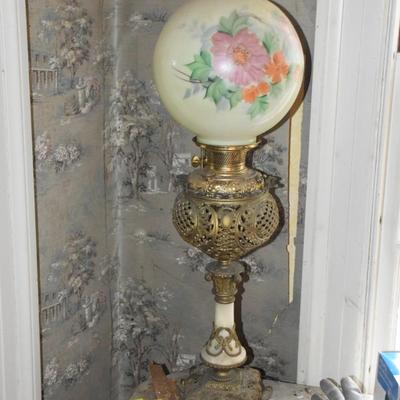 Antique Bradley & Hubbard Lamp