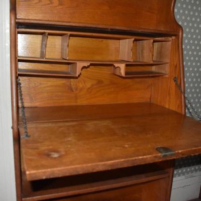 Antique Oak Secretary.