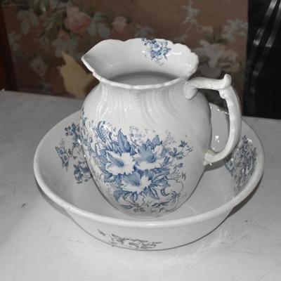 Antique Pitcher and Bowl Set