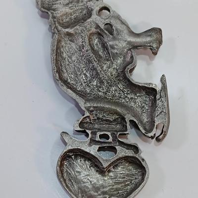 Three pewter LOVELAND Colorado Ornaments