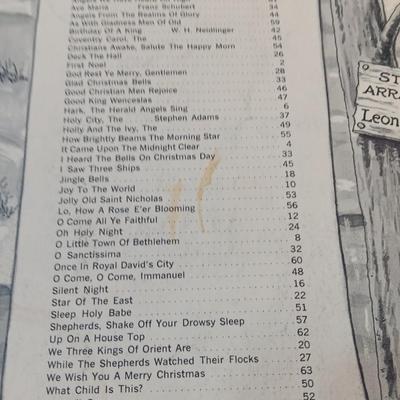 Vintage Christmas song books Piano and Carols