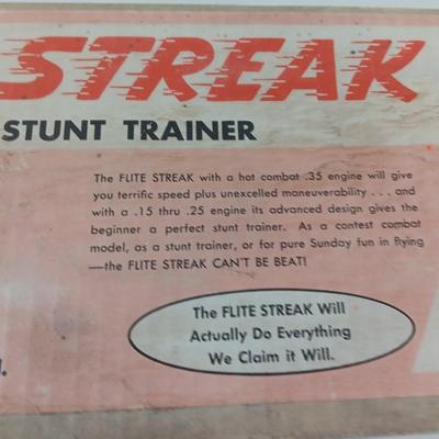 Top Flite Models Flite Streak Combat or Stunt Trainer Model airplane