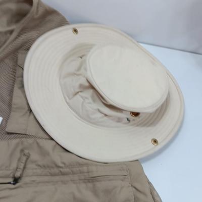 New Exofficio Fishing vest size Large with The Tilley hat - Tilley Endurables
