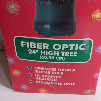 Working! Christmas Trimmeries Continuous color changes 2'.5" Fiber optic tree