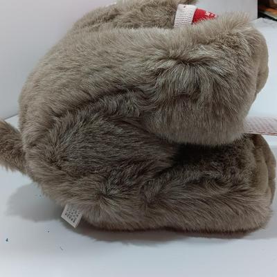 Vintage 80s KrisMutt Dog Plush Toy, With original tags TARGET Christmas Plush Dog