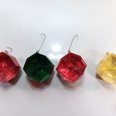 Vintage Plastic Christmas Ornaments