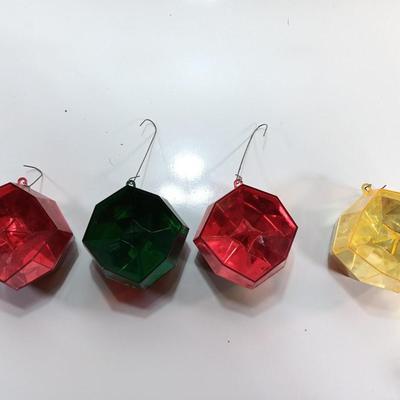 Vintage Plastic Christmas Ornaments