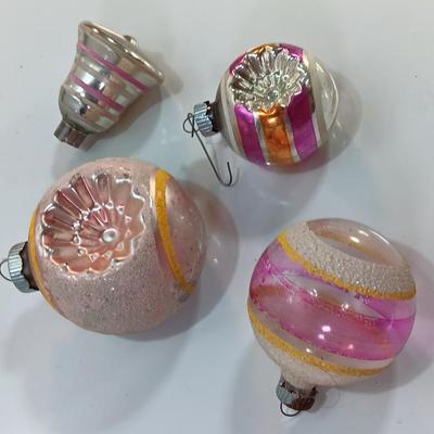 Vintage Christmas Ornaments glass