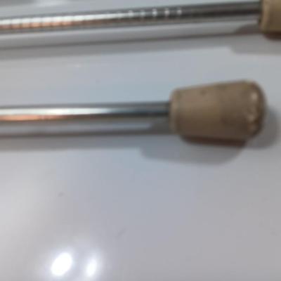 Three vintage Batons -  Marching Band Drum Major Twirling Baton