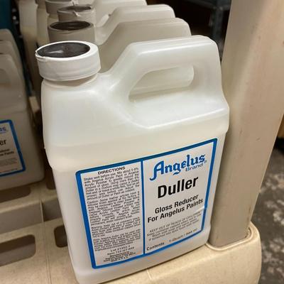 Shelf 39 Inventory Angelus Thinner, Hardener, Duller & Softener