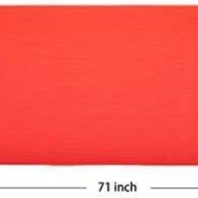 BalanceFrom High Density Red Yoga/Exercise Mat (New in Box)