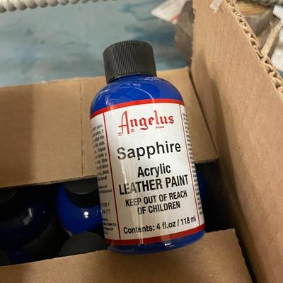 Shelf 47 Inventory Angelus Acrylic Leather Paint 500+ 4oz Bottles