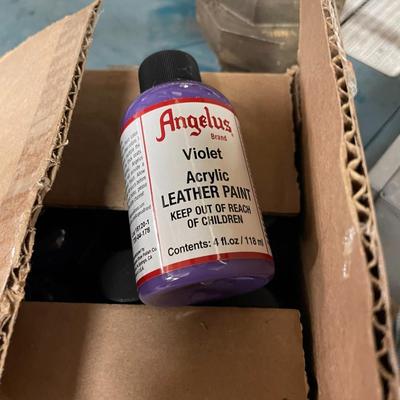 Shelf 48 Inventory Angelus Acrylic Leather Paint 600+ 4oz Bottles