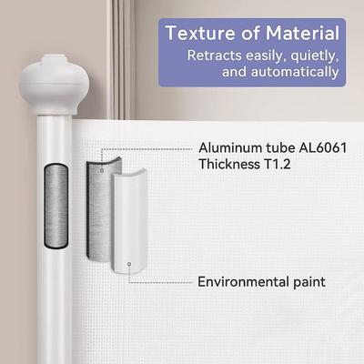 Momcozy White Retractble Safety Gate (New in Box)
