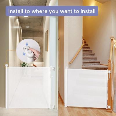 Momcozy White Retractble Safety Gate (New in Box)