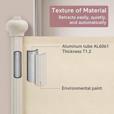 Momcozy Cream Retractble Safety Gate (New in Box)