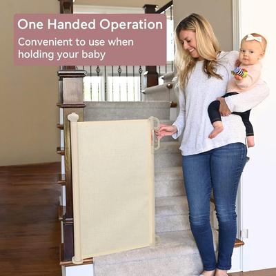 Momcozy Cream Retractble Safety Gate (New in Box)