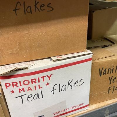 Shelf 57 Inlace Products Inlay Flakes 21 Cases or Approximately 750 Tubes