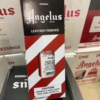 Shelf 58 Angelus Suede Dye Shoe Dressing 33 Cases 750+ Bottles